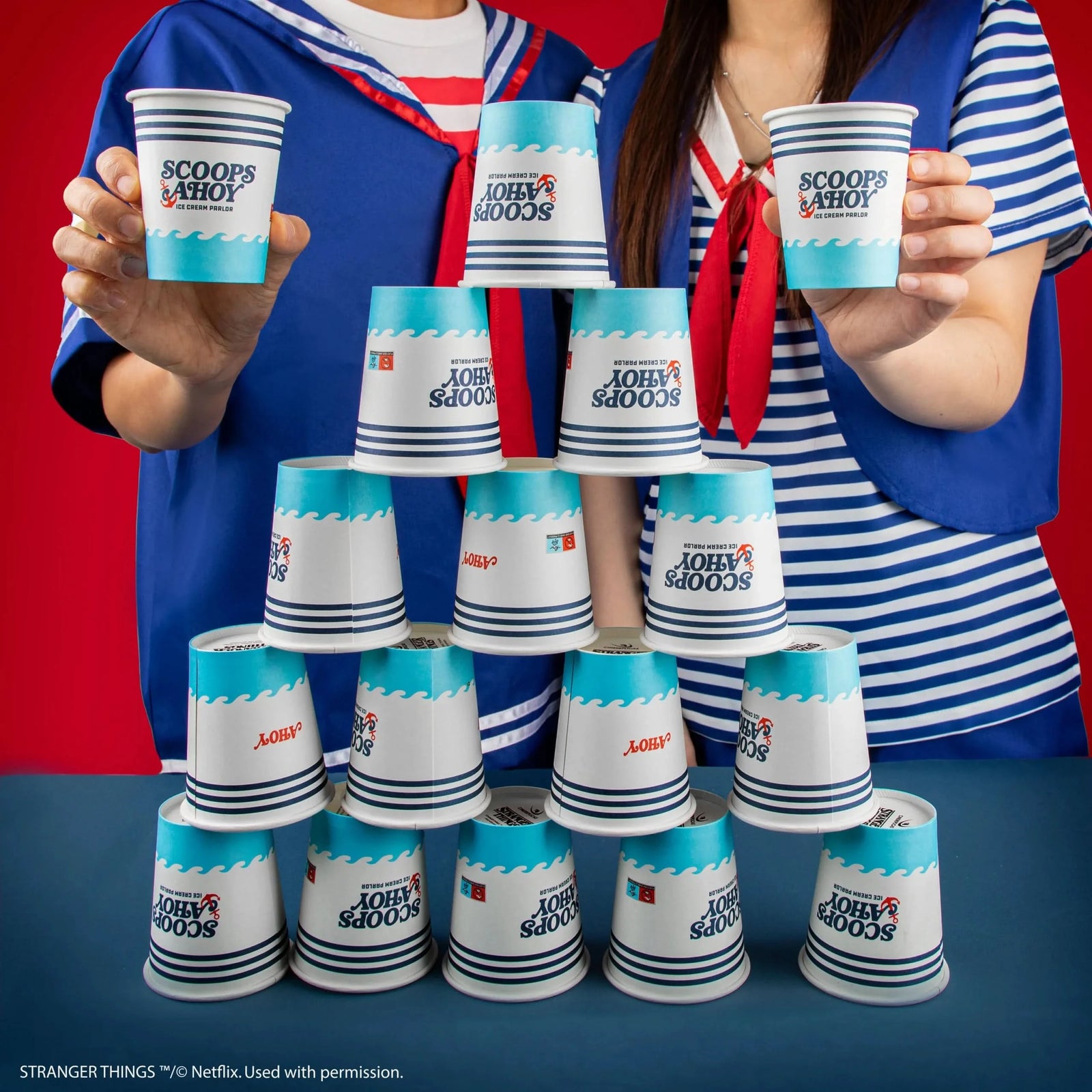 Stranger Things Set Of 24 Scoops Ahoy Paper Cups CR4283