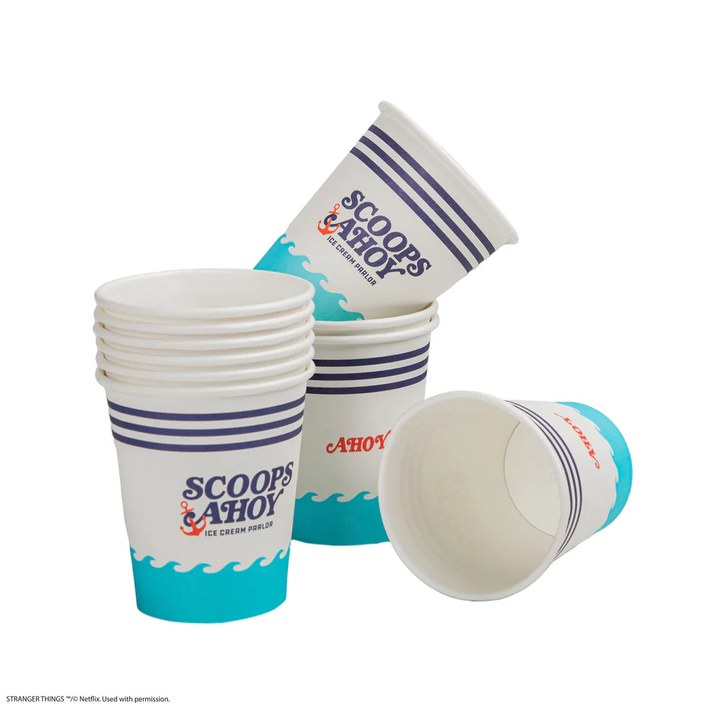 Stranger Things Paper Cups Scoops Ahoy CR4283