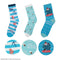 Set Of 3 Scoops Ahoy Socks CR1680