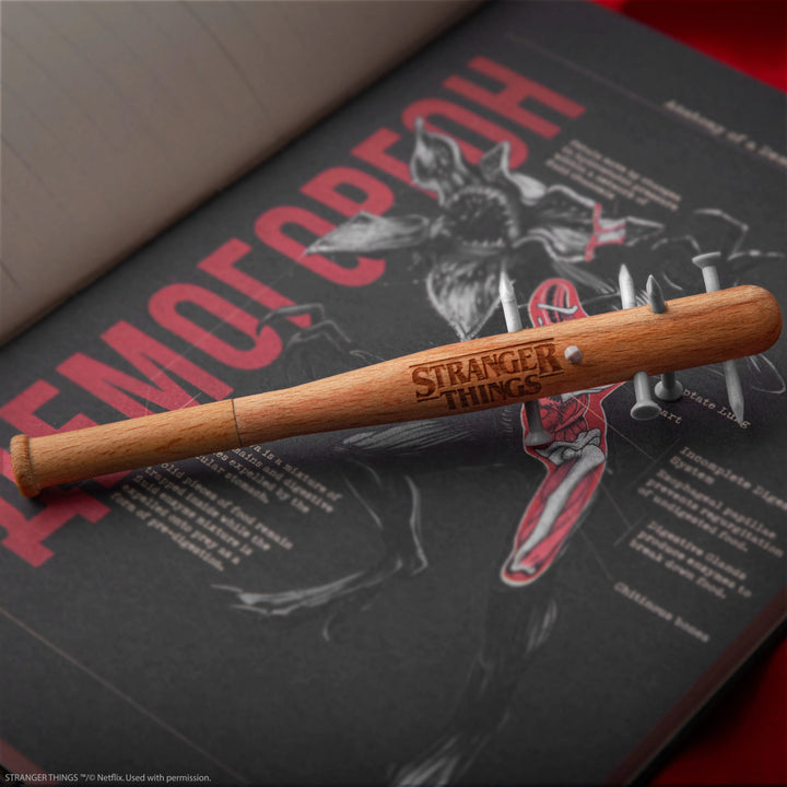 Stranger Things Pen with Pin Spiked Bat CR5480