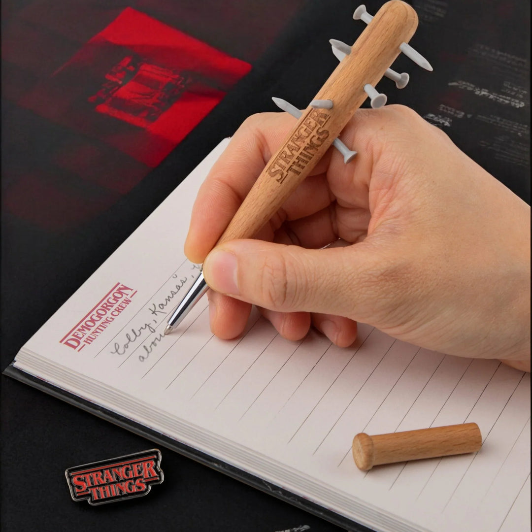 Stranger Things Pen with Pin Spiked Bat CR5480