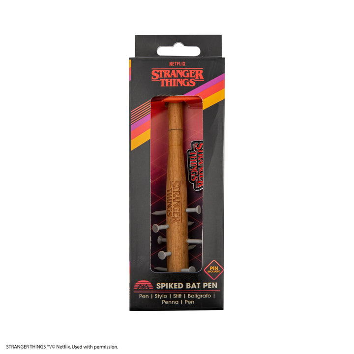 Stranger Things Pen with Pin Spiked Bat CR5480