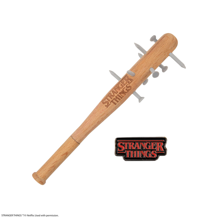 Stranger Things Pen with Pin Spiked Bat CR5480