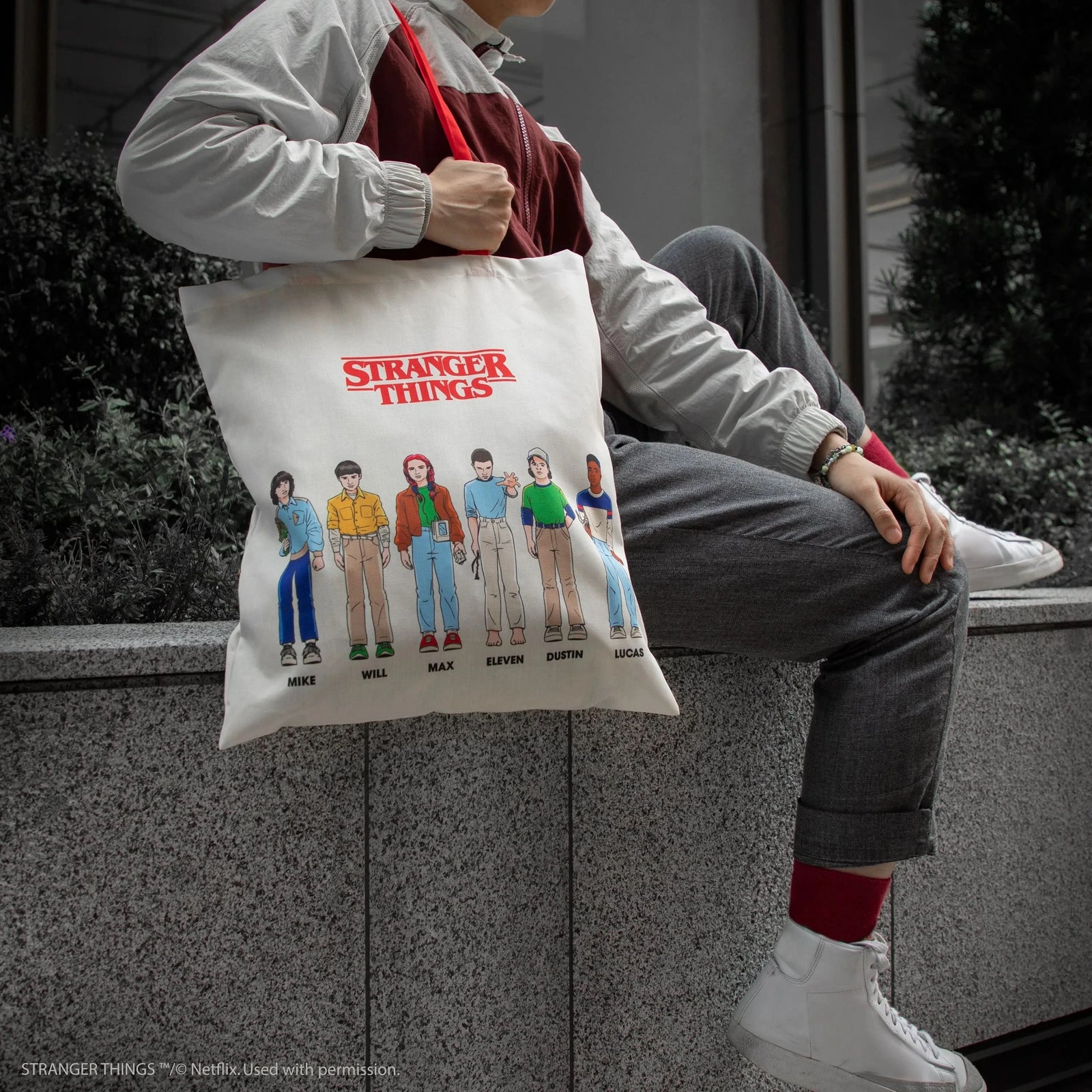 Stranger Things Friends Don't Lie Tote Bag CR2386