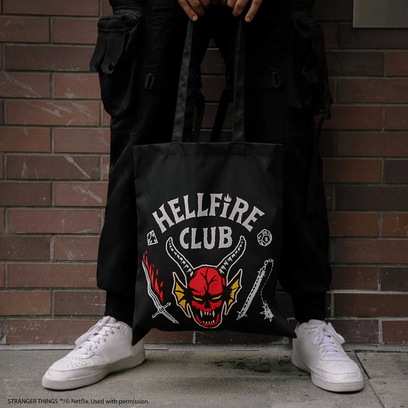Stranger Things Hellfire Club Tote Bag CR2385
