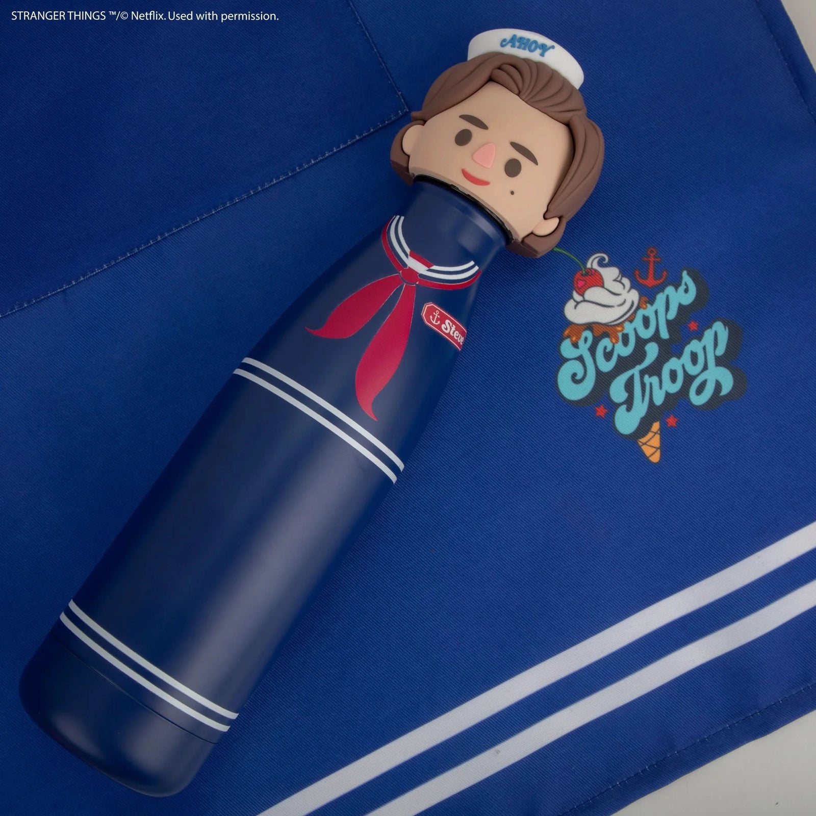 Stranger Things Scoops Ahoy Steve Water Bottle CR4084