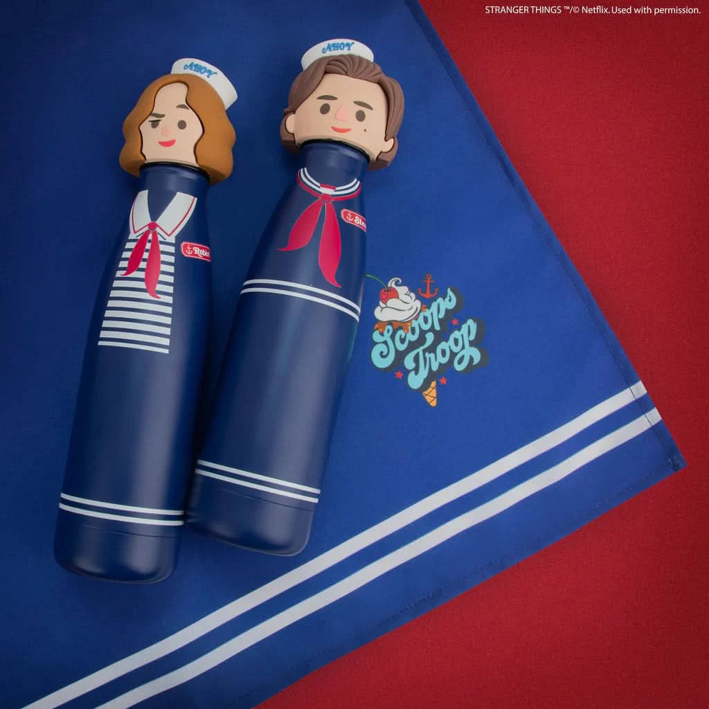 Stranger Things Scoops Ahoy Steve Water Bottle CR4084