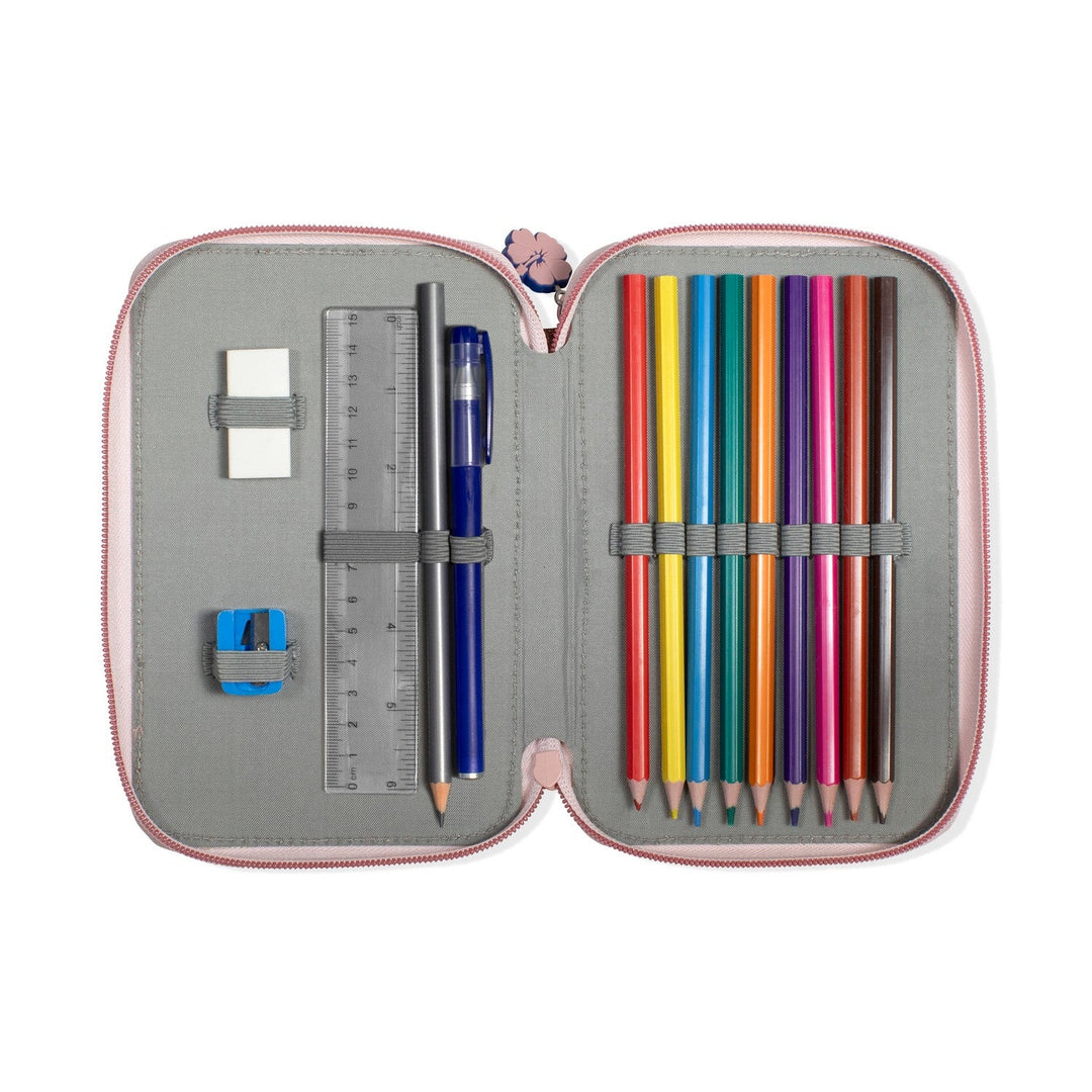 Disney Lilo & Stitch 6 Colour And Pencil Case Bundle Pen ST00005-24-SET