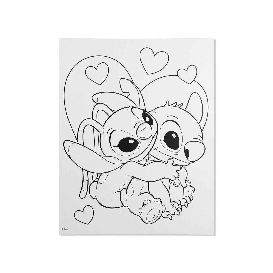 Disney 12 Pcs Colour By Numbers Activity Stitch Set ST00006