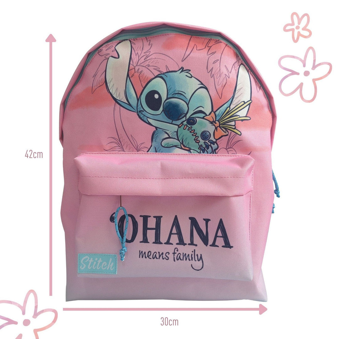 Disney Stitch Pink Backpack ST00032