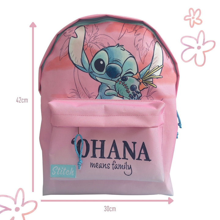Disney Stitch Pink Backpack ST00032