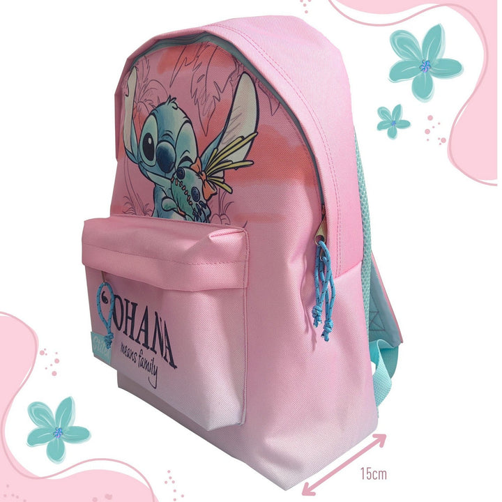 Disney Stitch Pink Backpack ST00032