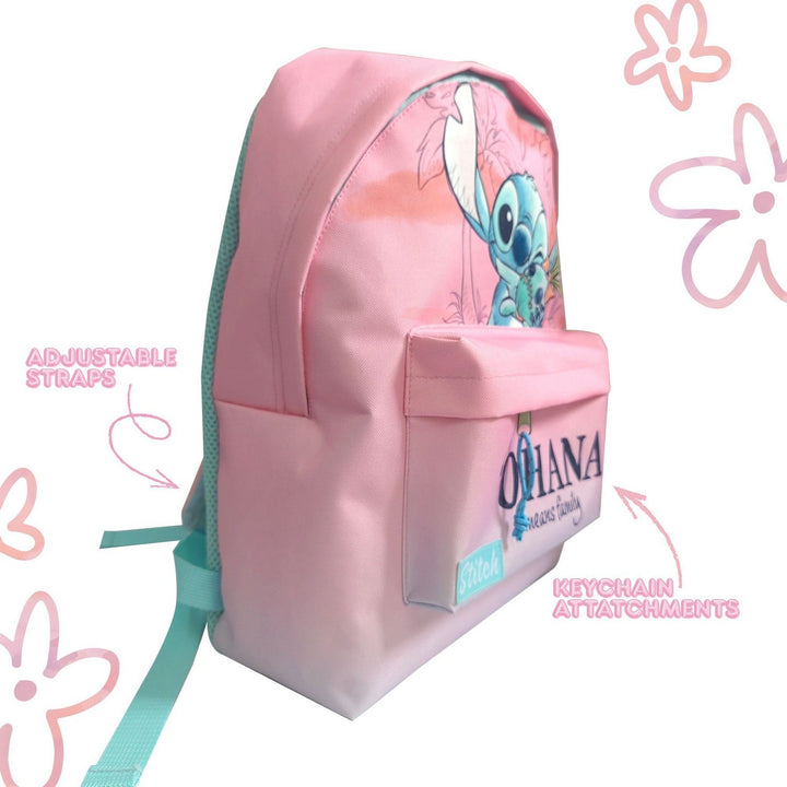 Disney Stitch Pink Backpack ST00032