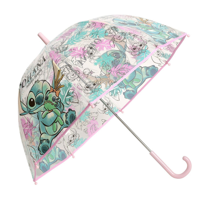 Disney Transparent Bell Umbrella 19'' Manual Stitch ST00052