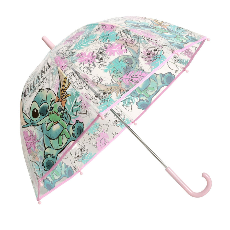 Disney Transparent Bell Umbrella 19'' Manual Stitch ST00052