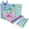 Disney 9 Pcs Stitch And Angel Colouring Set ST00080