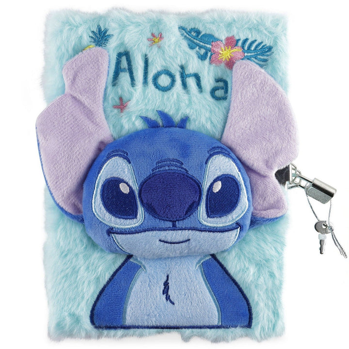 Disney Stitch Fluffy Diary Turquoise ST00117
