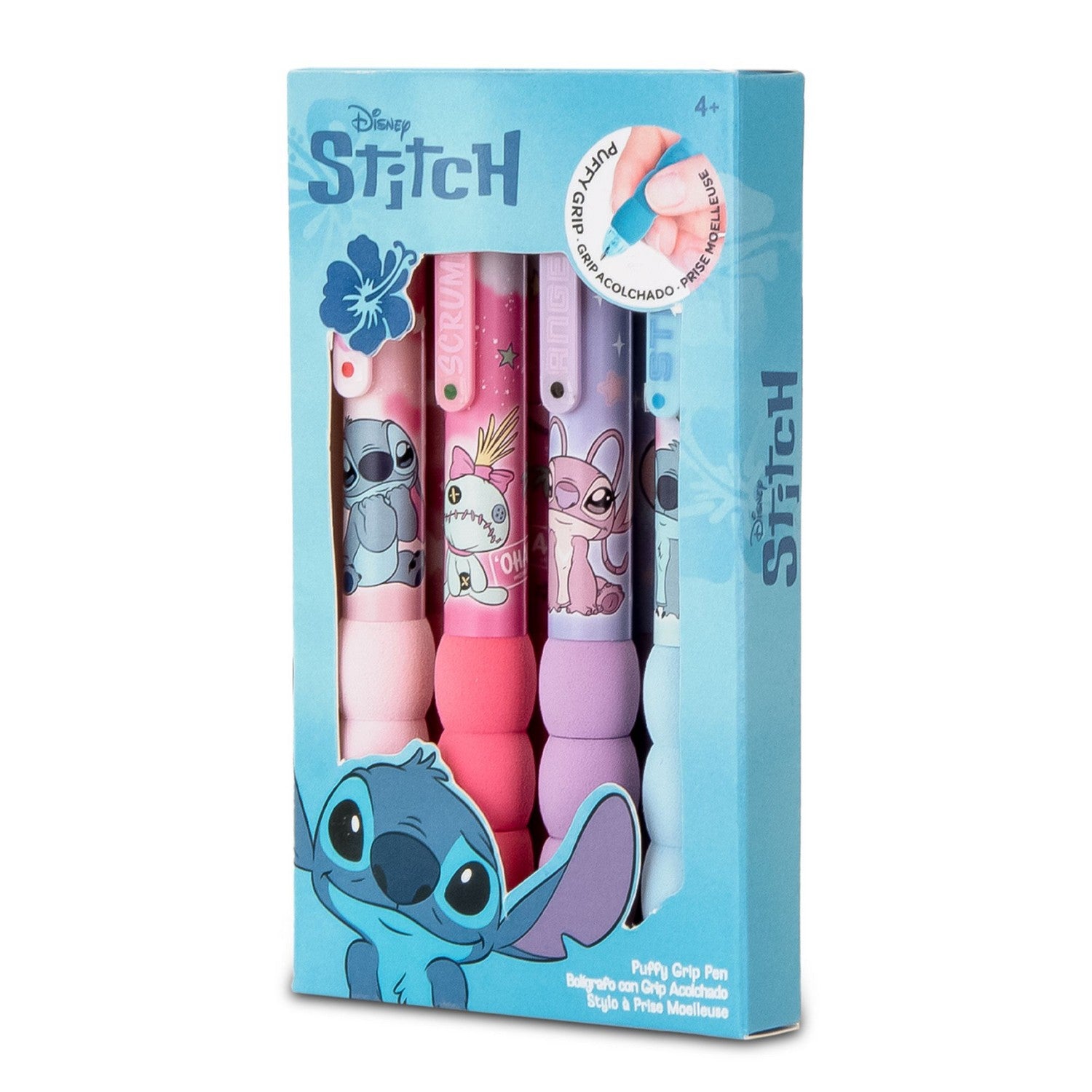 Set of Disney Stitch-themed markers in packaging on a white background