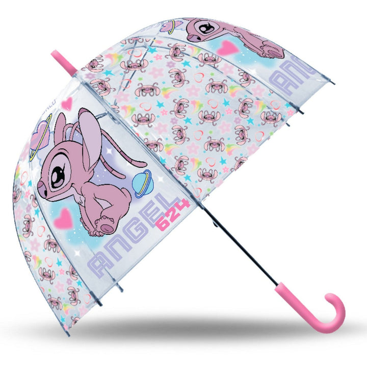 Disney Stitch Transparent Bell Umbrella 46Cm Angel ST00172