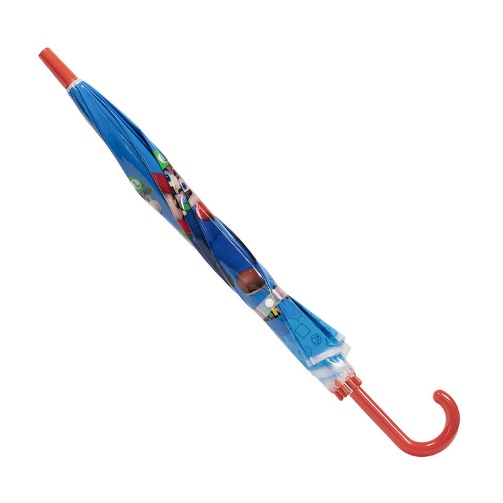 Gaming Nintendo Bell Umbrella 19" Manual Super Mario Turquoise SUMB7202