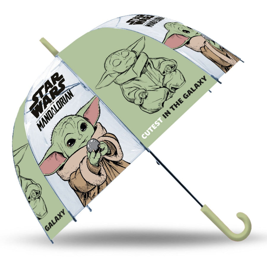 Star Wars Mandalorian Transparent Bell Umbrella 46Cm Grogu SW00001
