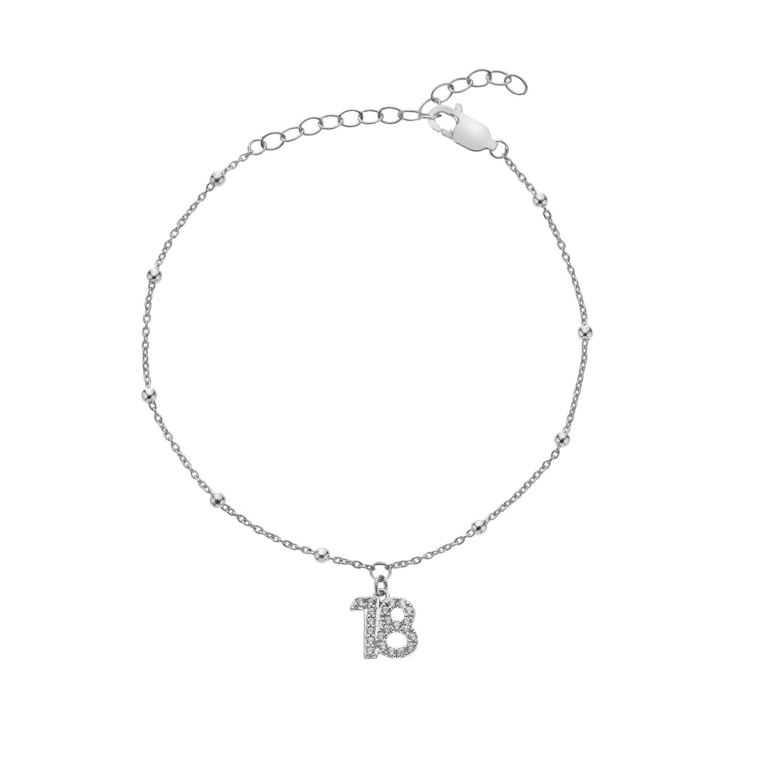 Silver Whisper 18th Bracelet SWB001