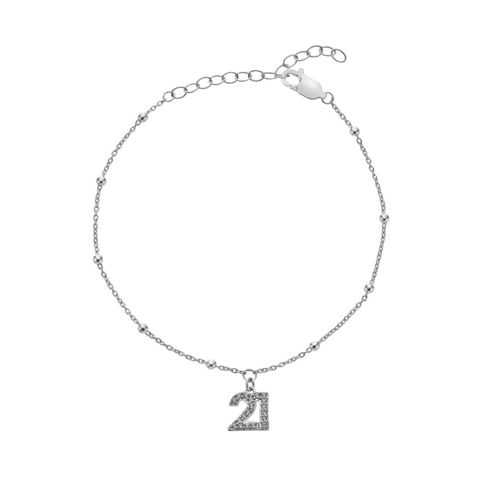 Silver Whisper 21st Bracelet SWB002