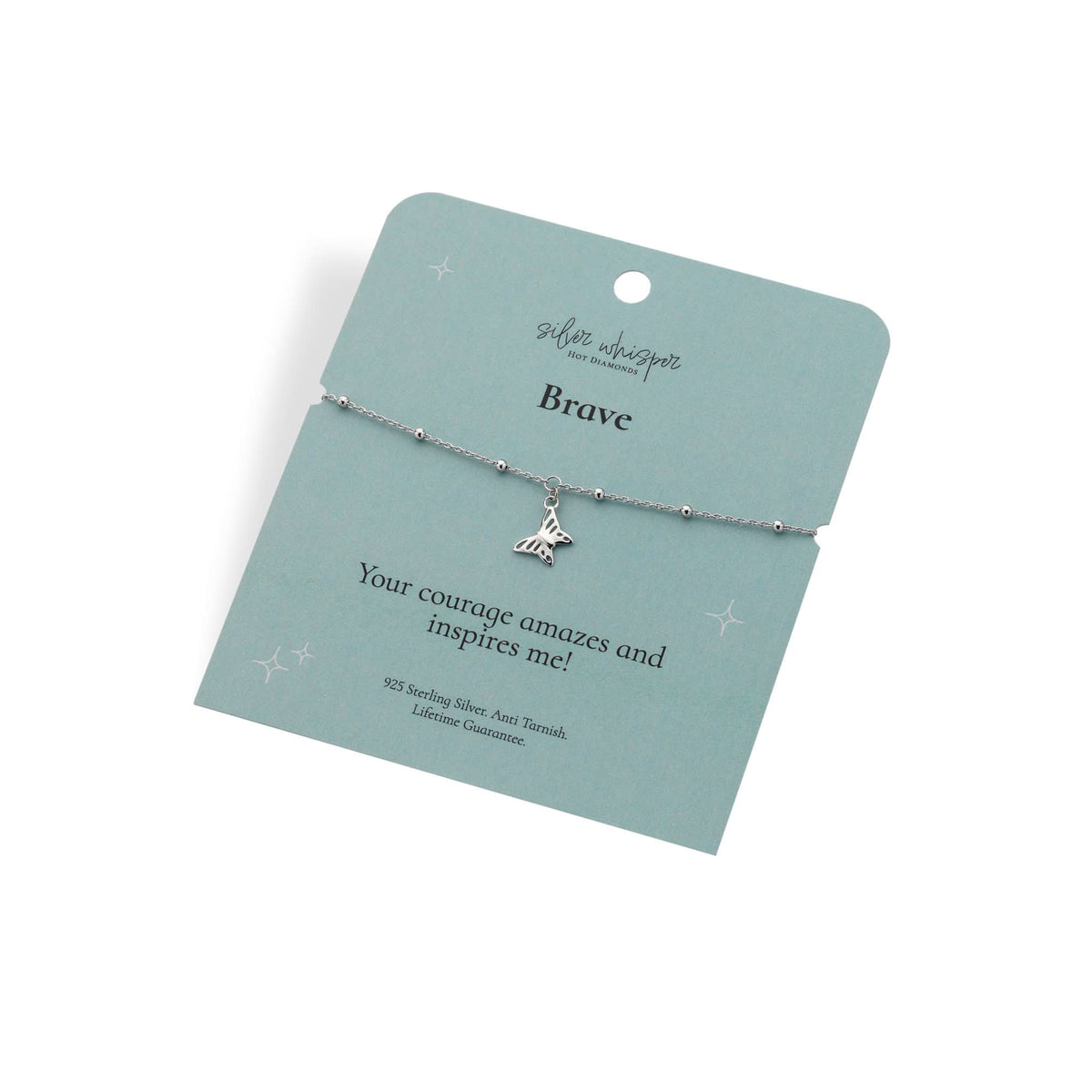 Silver Whisper Brave Bracelet SWB003