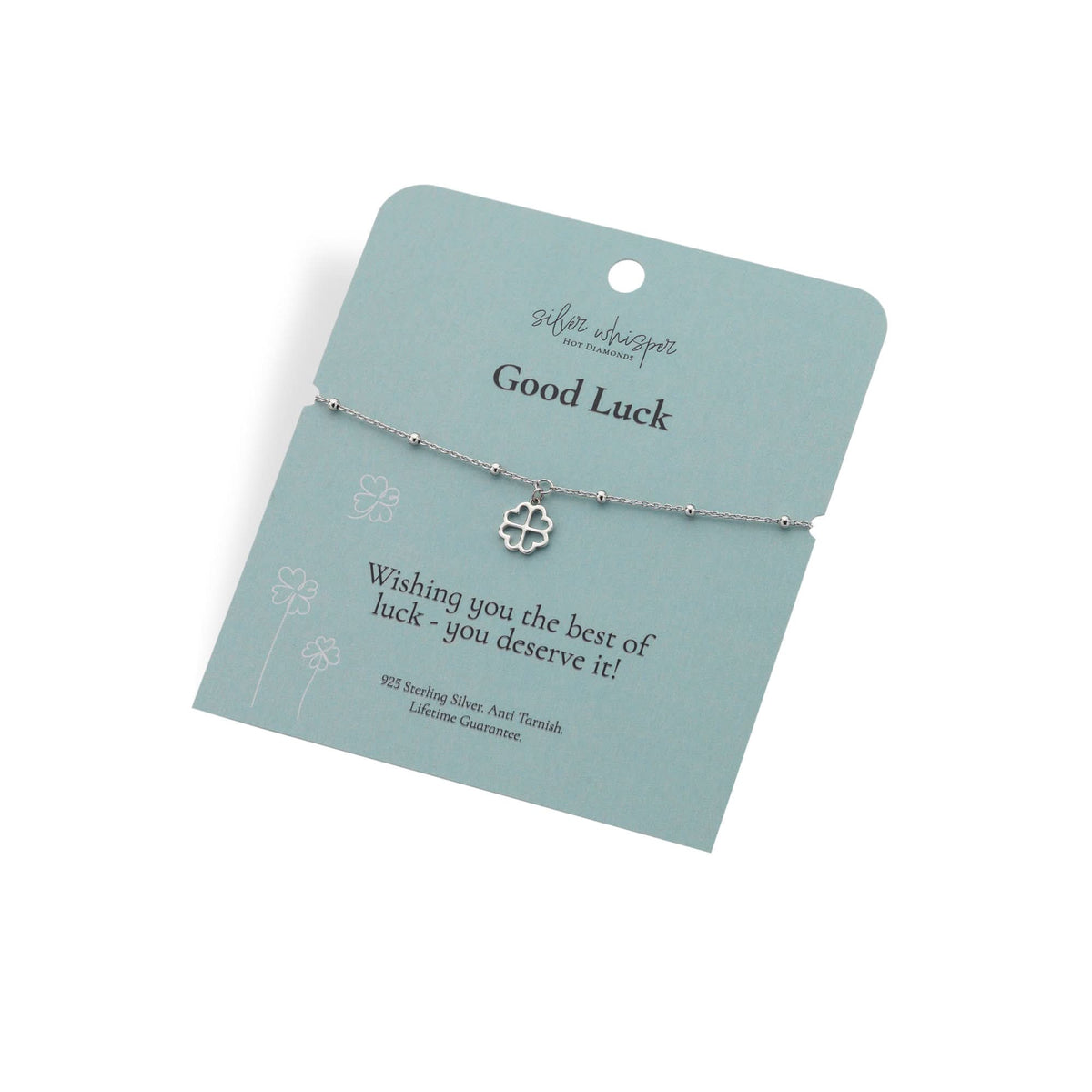 Silver Whisper Luck Bracelet SWB011