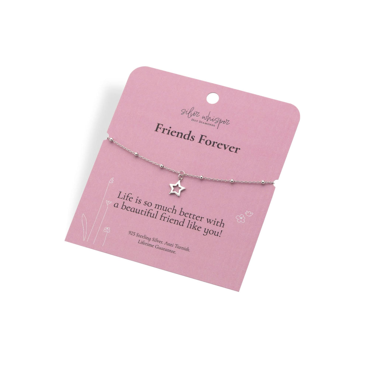 Silver Whisper Friendship Bracelet SWB015