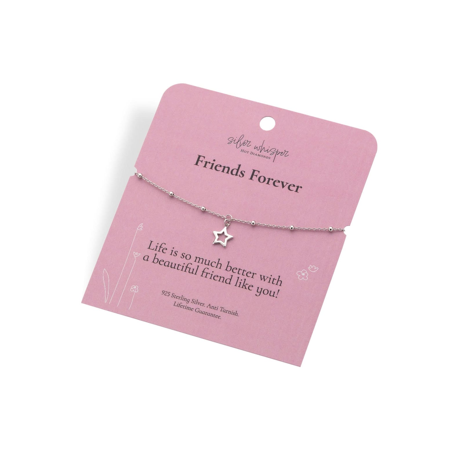 Silver Whisper Friendship Bracelet SWB015