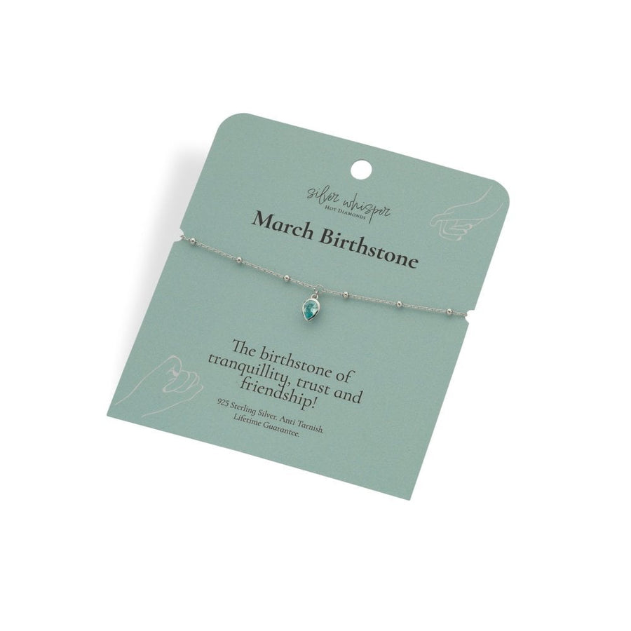 Silver Whisper March Bracelet SWB027
