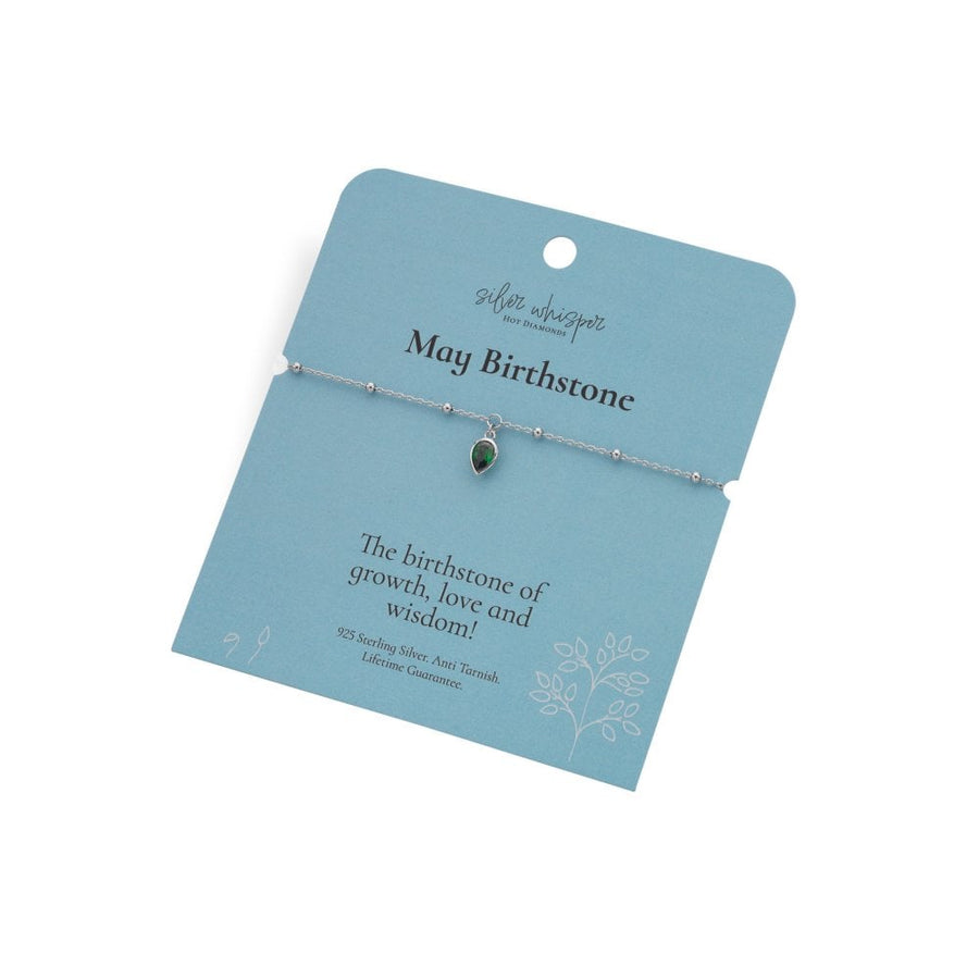 Silver Whisper May Bracelet SWB029