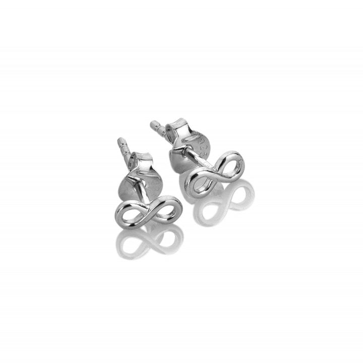 Silver infinity symbol earrings 