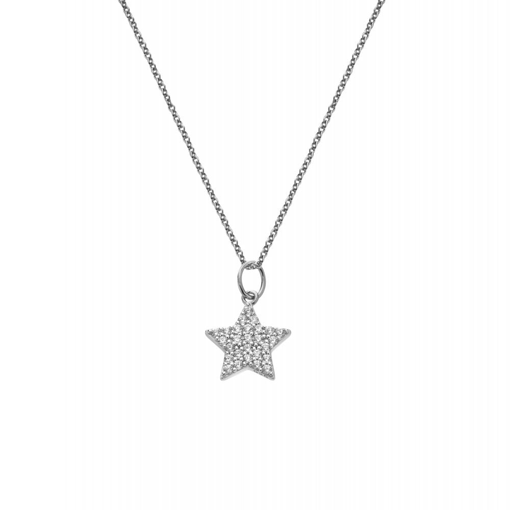 Star necklace on a pink card with 'Superstar' message