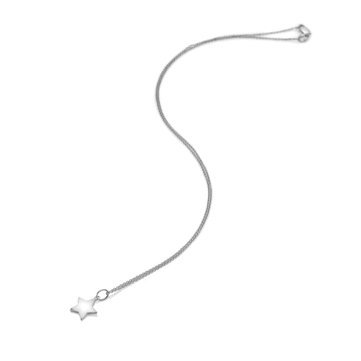 Silver star necklace 