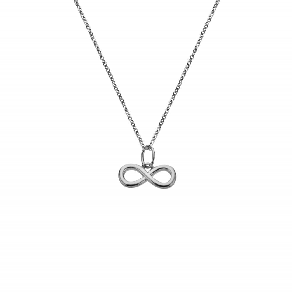 Silver infinity necklace 