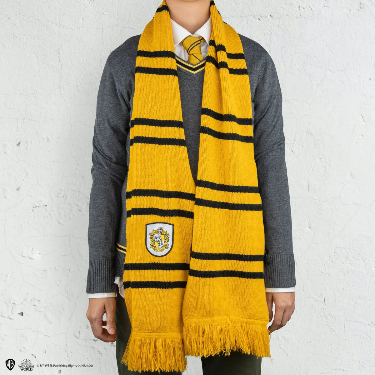 Scarf Acrylic - Hufflepuff CR1004