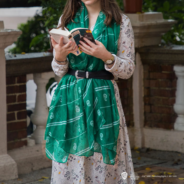 Harry Potter Scarf Light Weight Voile Slytherin CR1012