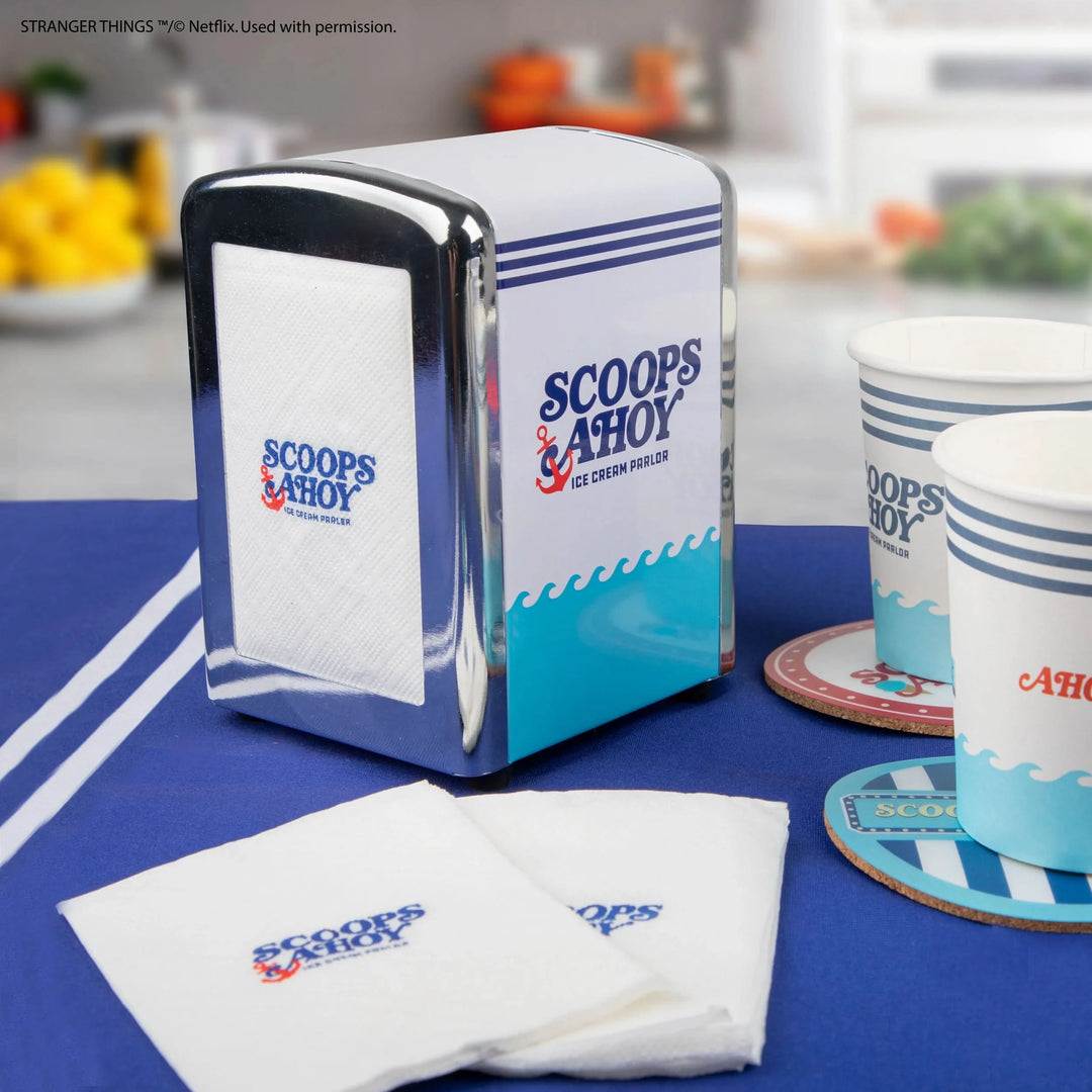 Stranger Things Scoops Ahoy Napkin Dispenser Set CR4281