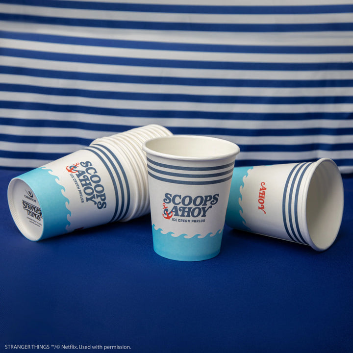 Stranger Things Paper Cups Scoops Ahoy CR4283