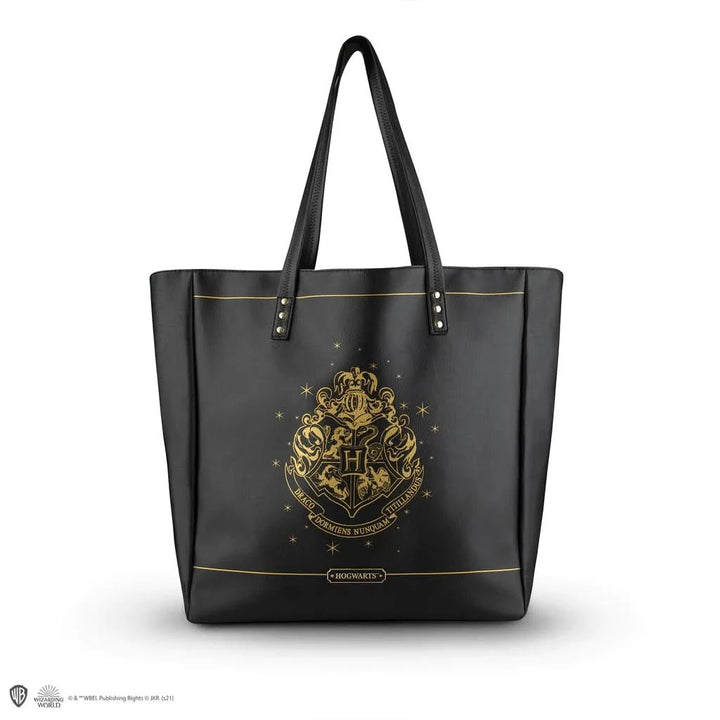 Harry Potter Handbag- Hogwarts - Black Pu Leather CR2472