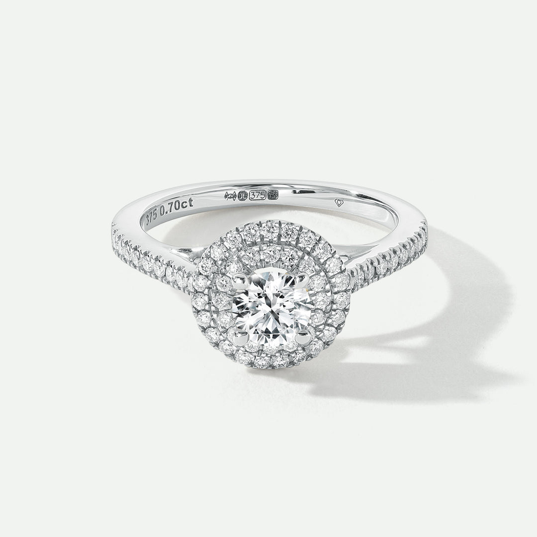 Sienna | 9ct White Gold 0.70ct tw Lab Grown Diamond Ring-0