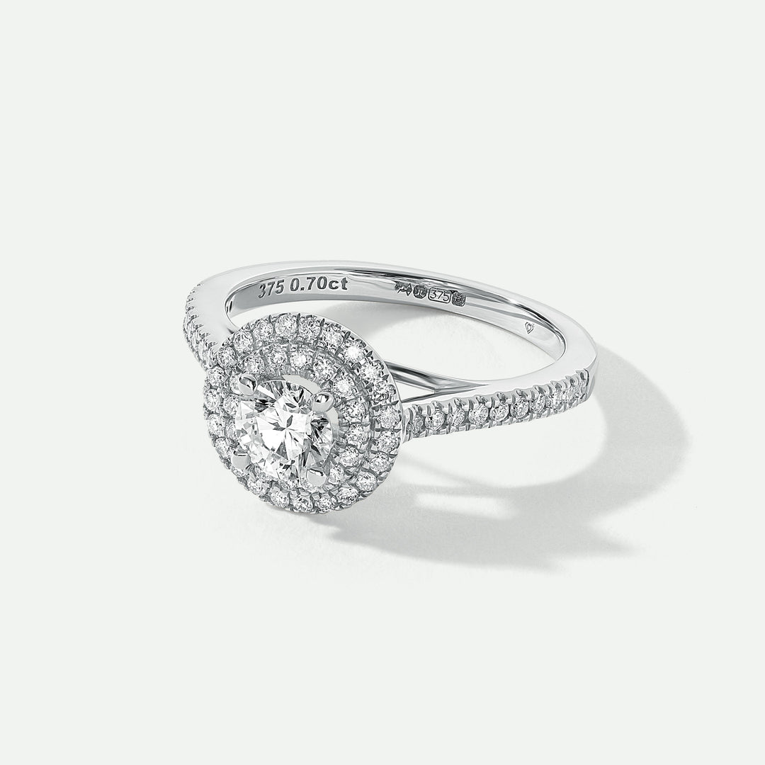 Sienna | 9ct White Gold 0.70ct tw Lab Grown Diamond Ring-2