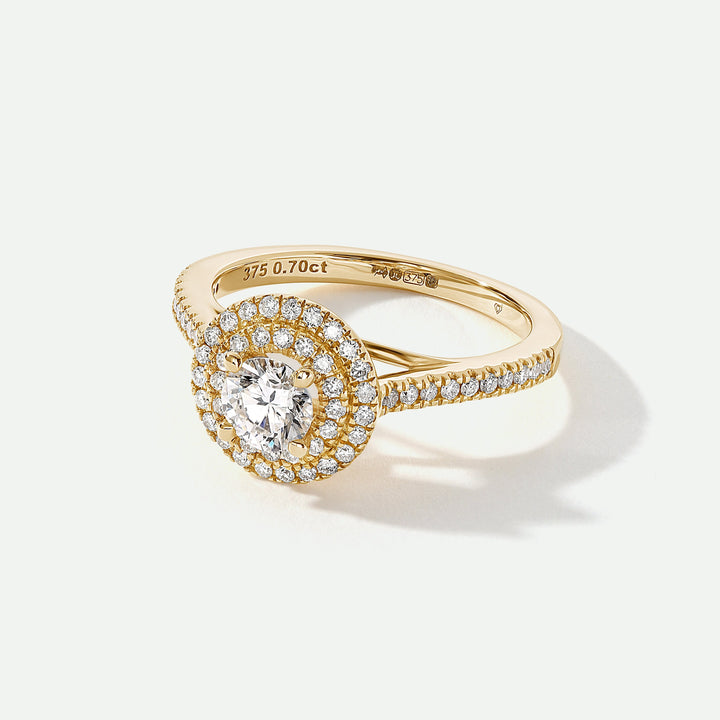 Sienna | 9ct Yellow Gold 0.70ct tw Lab Grown Diamond Ring