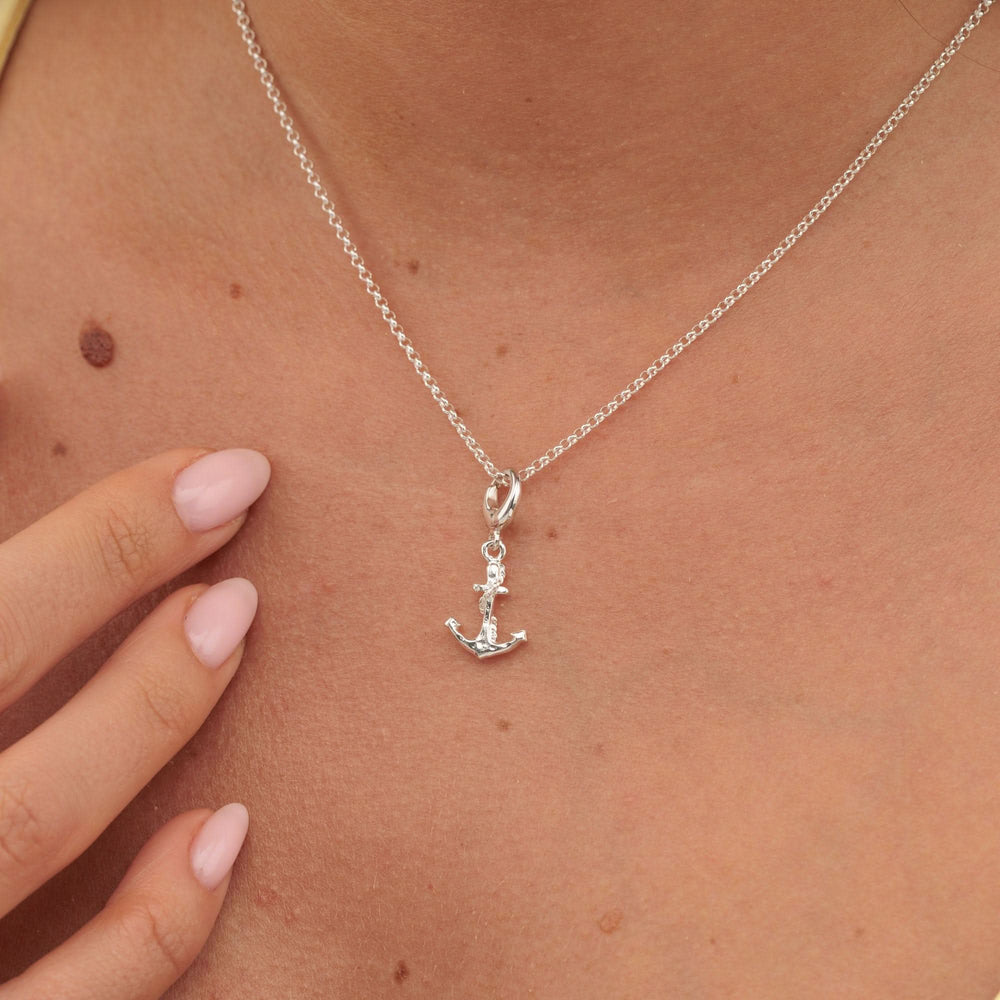 Silver Anchor Charm CSAN