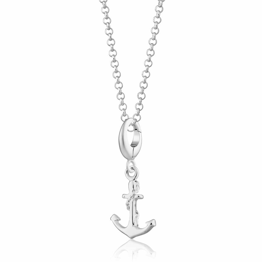 Silver Anchor Necklace CNSAN-1