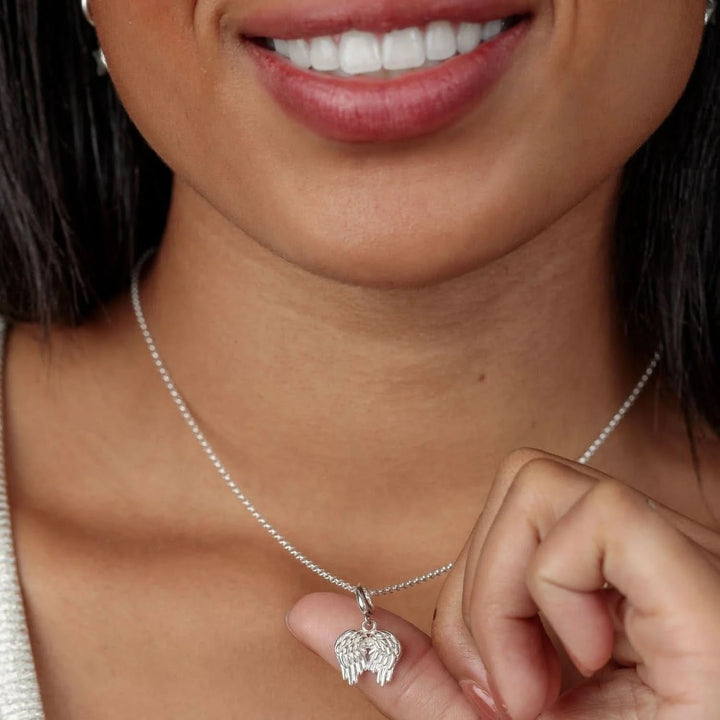 Silver Angel Wings Charm CSAS