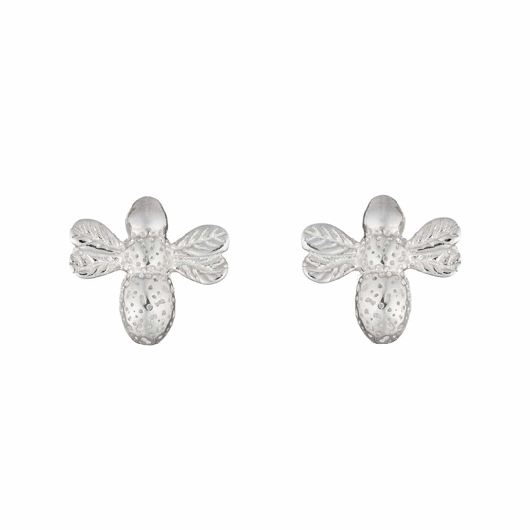 Silver Bee Stud Earrings SESBZ
