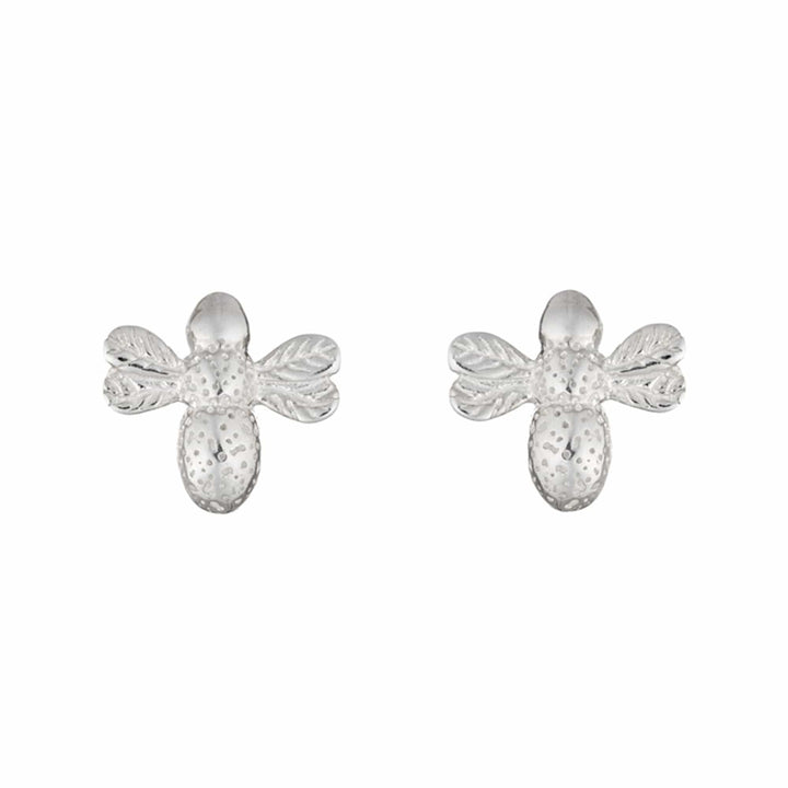 Silver Bee Stud Earrings SESBZ